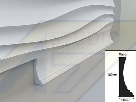 3D PANEL PLINTUS 500x500x25 mm
