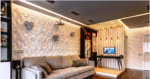 3D panel iz gipsa Gravij 550 x 460 x 55 mm