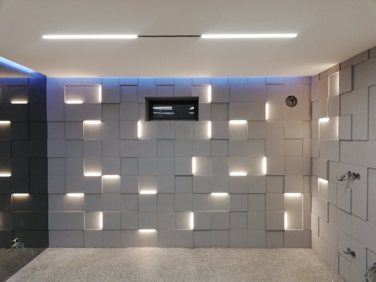3D панель LED КВАДРАТ — изображение 3
