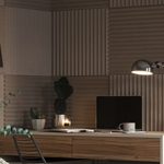 Гипсовая 3д панель Зигзаг