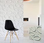 3D панель из гипса  Брызги 500х500х20мм