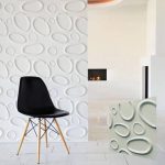 3D панель из гипса  Брызги 500х500х20мм