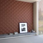 Гипсовые 3D панели Чешуя 500х500х30мм — изображение 3