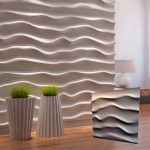 Гипсовые 3D панели Эфир 500х500х25мм