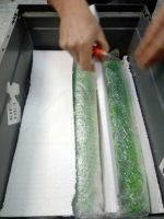 Кашпо из гипса с стабилизированным мхом Black 500х70х50мм — изображение 8