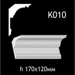 Карниз потолочный из гипса A7Studio К010