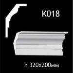 Карниз потолочный из гипса A7Studio К018