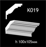 Карниз потолочный из гипса A7Studio К019