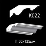 Карниз потолочный из гипса A7Studio К022