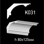 Карниз потолочный из гипса A7Studio К031
