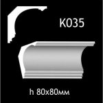 Карниз потолочный из гипса A7Studio К035