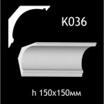 Карниз потолочный из гипса A7Studio К036