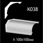Карниз потолочный из гипса A7Studio К038