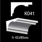 Карниз потолочный из гипса A7Studio К041