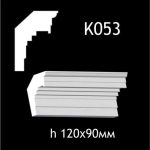 Карниз потолочный из гипса A7Studio К053