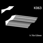 Карниз потолочный из гипса A7Studio К063