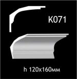 Карниз потолочный из гипса A7Studio К071