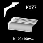Карниз потолочный из гипса A7Studio К073