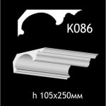Карниз потолочный из гипса A7Studio К086
