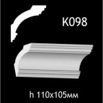 Карниз потолочный из гипса A7Studio К098