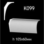 Карниз потолочный из гипса A7Studio К099