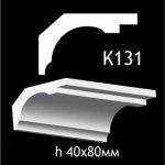 Карниз потолочный из гипса A7Studio К131