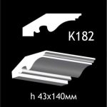 Карниз потолочный из гипса A7Studio К182