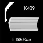 Карниз потолочный из гипса A7Studio К409