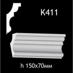 Карниз потолочный из гипса A7Studio К411