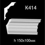 Карниз потолочный из гипса A7Studio К414