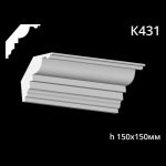 Карниз потолочный из гипса A7Studio К431