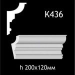 Карниз потолочный из гипса A7Studio К436