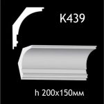 Карниз потолочный из гипса A7Studio К439