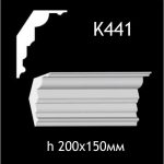 Карниз потолочный из гипса A7Studio К441