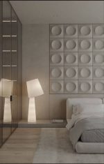 Гипсовые 3D панели Кольца 340x340x40мм — изображение 3