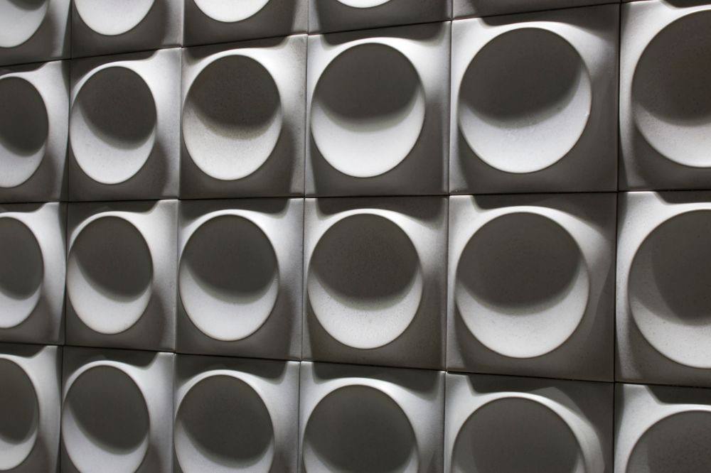 Гипсовые 3D панели Кольца 340x340x40мм — изображение 4