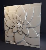 3D панель «Цветы»