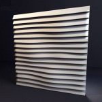 Гипсовые 3D панели Линии 500х 500х30мм — изображение 2