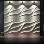 3D панели из гипса  Лотос 600х 460х40мм