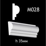Гипсовый молдинг M028