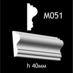 Гипсовый молдинг M051