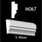 Гипсовый молдинг M067