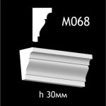 Гипсовый молдинг M068