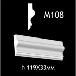 Гипсовый молдинг M108