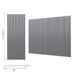 Крупноформатная гипсовая 3Д панель Параллайн 20