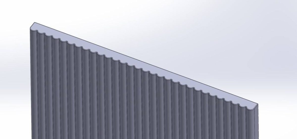 Крупноформатная гипсовая 3Д панель Параллайн 20 — изображение 8