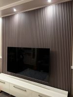 Крупноформатная гипсовая 3Д панель Параллели 25 — изображение 3