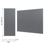 Крупноформатная гипсовая 3Д панель Рейка 10