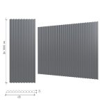 Крупноформатная гипсовая 3Д панель Параллели 25