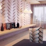 Гипсовые 3D панели Переплет 500х500х25мм